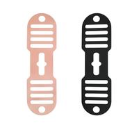 XFSRG 2 Pièces Sangle Couvercle en Silicone Support Minimaliste Résistant Multifonction Sécuriser les Couvercles Universal pour Mijoteuses Casseroles Poele