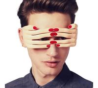 XFSRG Party Lunettes Drôles à Doigts Fantaisie Deguisement pour Accessoires de Fête Lune Drôles pour Halloween et Fête Masquée