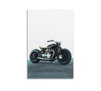 XFUHB Poster vintage de moto Triumph 1200 Bobber Café Racer - Impression sur toile - Décoration murale moderne pour chambre à coucher - 50 x 75 cm
