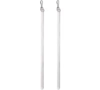 XFUYI Lot de 2 tiges de Traction Transparentes de 43,2 cm pour Rideaux avec Crochet pour Ouvrir et Fermer Les Rideaux