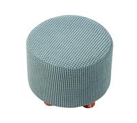 XGANGM Petite Housse de Pouf Ottomane Carrée/Rond 30x20cm Extensible, Housses de Repose-Pieds, Jacquard Doux Ottomane Tabouret Protection Couverture, Couvre Tabouret Pouf,A16,2PCS