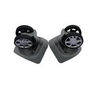 Xgdsnly 2 Pièces roulettes de Valise Roues de Bagage Pivotantes Kit de Réparation de Remplacement en Polypropylène avec Rotation à 360 Degrés Convenable pour, Gris
