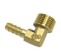 Xgdsnly Adaptateur de Tuyau D'Arrosage à Angle Droit Laiton Raccord Fileté 1/2 Air/eau Embout Rapide Coude En L Cuivre Solide Adaptateur de Tuyau Industriel P, 20mm x 8mm
