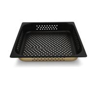 Xgdsnly Bac Format Standardisé 2/3 Antiadhésif Plaque Cuisson Polyvalent Plaque à Pâtisserie pour Cuisine Professionnelle, 354x325x65mm, Plaque De Cuisson Perforée Antiadhésive