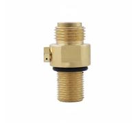 Xgdsnly Beverage Gas Valve Vanne de Bouteille CGA320 Soupape de Commande Robinet de Contrôle Adaptateur Fileté Laiton Mécanisme à Goupille Joint d'Étanchéité