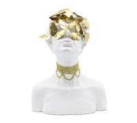 Xgdsnly Buste Femme avec Lépidoptères Esthétique Buste Abstrait Statuette pour Étagère