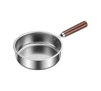 Xgdsnly Casserole En Inox Fond Épais Petit Récipient En Inox Robuste Saucière pour Espaces Restreints, 18cm, Rond