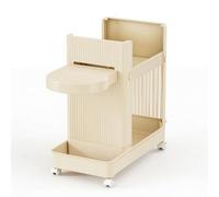 Xgdsnly Chariot Sport avec Étagère à Ballons Compact Organisateur Ballons sur roulettes Robuste Chariot Rangement pour Chambre d'enfant, Gris Météorite