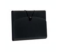 Xgdsnly Dossier Accordéon Organisateur Dossiers Documents Classement Pochette Extensible Chemise à Onglets Étui Archives 13 Compartiments Grande Capacité PP, Noir, 13 Cases