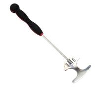 Xgdsnly Écope à Amorces de Pêche Écope Cuillère Palette Louche en INOX avec Manche Ergonomique Noir et Tige Élancée Mélange et Répartition Régulière des