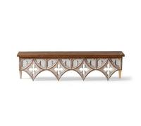 Xgdsnly Étagère Décorative Sculptée Vintage Étagère Murale avec Tablette en Bois Sculpté pour Salon, 80 18 17cm, Grand Modèle-A1624