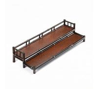 Xgdsnly Étagère en Bambou avec Plateau Tressé Naturel Étagère à Thé Peu Encombrant Support pour Cuisine, Couleur D Origine, Porte-Tasses en Bambou Violet Chaise De Maître À Deux Niveaux