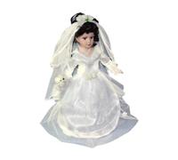 Xgdsnly Figurine de Mariée Articulée pour Cadeau D'anniversaire, pour Les Petites Filles