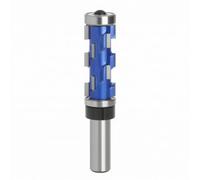 Xgdsnly Fraise à Affleurer Hélicoïdale Carbure Fraise à Copier avec Roulement Supérieur Queue Droite Outil Menuiserie pour Bricoleurs, Gabarit , 1/2" X 19mm X 45mm