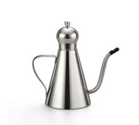 Xgdsnly Huilier En Inox Anti-Goutte Distributeur d’ d’olive Inoxydable Récipient pour Cuisiniers, 350ml