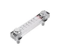 Xgdsnly Jauge de Niveau D'Huile Transparente Acrylique PMMA Indicateur de Niveau Liquide Compteur de Débit Anti-Taches Adapté pour Industrie Machines Métallur, Xyw 100