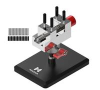 Xgdsnly Mini Étau avec Tiges Support En Acier Inoxydable Étau Modélisme Rotatif pour Maquettistes, Bricoleurs