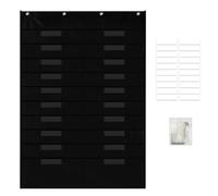 Xgdsnly Organisateur de Fichiers Mural Porte-dossiers Trieur Suspendu Range-documents 20 Poches avec Fenêtres Transparentes et Cartes Polyester Robuste