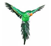 Xgdsnly Perroquet Décoratif En Plumes Fausse Plume Perroquet En Plumes Résistant à la Décoloration Oiseau Décoratif Suspendu pour Jardin, Scène, Vert, Vert, 45 Cm
