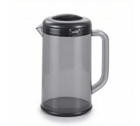 Xgdsnly Pichet D'eau Double Paroi Pichet avec Couvercle Stable Broc Réfrigérant pour Table, Array, Gris, 1.7L