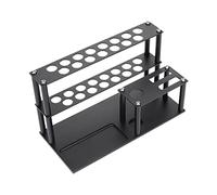 Xgdsnly Porte-Outils Organisateur Support Tournevis Aluminium Robuste pour Pinces Cutter Vis Convient Aux Kits RC Bricolage, Noir
