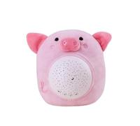 Xgdsnly Projecteur Étoilé Apaint Peluche Module Projection Musique Moelleux Compagnon Sommeil en Peluche pr Jeune, Forme Cochon