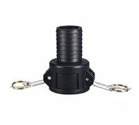 Xgdsnly Quick Coupling Valve Raccord Tuyau Vanne Rapide Coupleur à Levier Adaptateur Fût HDPE Joint Anti Fuite avec Leviers Inox pour Connexion et Déconnexion, 2 Pouces