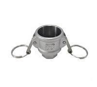 Xgdsnly Raccord Inox Type D Raccord Rapide Femelle Coupleur Tuyau Embout Fileté Acier 304 Résistant Pression Verrouillage Fiable Adapté à Industrie Machines Chantiers Navals Ateliers, 0,5 Pouce