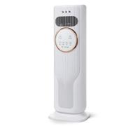 Xgdsnly Rafraîchisseur d’air avec Télécommande Multifonction Rafraîchisseur D'air avec Télécommande Évaporatif Chauffage Soufflant Colonne pour Salon, Chambre, Blanc