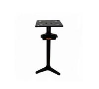 Xgdsnly Support de Meuleuse Support d'Établi Support d'Angle Socle Fixation en Acier avec Plateau Rangement et Plaque de Montage Stabilité Renforcée Adapté à