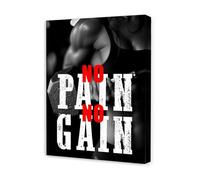 XGINERFEX Fitness Motivation Wall Decor - Inspirational Gym Quotes and Daily Grind Reminders Canvas Art for Home Gym, Weight Room, CrossFit Box(Unframed,12x18inch(30x45cm))