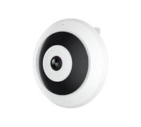 XGUELNT Caméra de sécurité intérieure WiFi Fisheye 6MP | Caméra panoramique 360° avec détection intelligente et audio bidirectionnel(1PCs PoE Cam White)