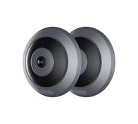 XGUELNT Caméra de sécurité intérieure WiFi Fisheye 6MP | Caméra panoramique 360° avec détection intelligente et audio bidirectionnel(2PCs WiFi Cam Black)