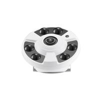 XGUELNT Caméra dôme Fisheye POE 8MP 4K | Caméra panoramique grand angle avec surveillance H.265, audio et sécurité intérieure(DC 12V 8MP No PoE)