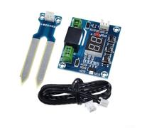 XH-M214 Contrôleur d'humidité du sol, 12 V CC, affichage numérique avec déclencheur d'irrigation automatique, contrôle du seuil d'humidité, conception de PCB pour jardiniers et serres