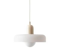 XHEILZOP Lampe Suspendue Vintage en Verre et Fer, Plafonnier Coloré Milieu du Siècle, Luminaire de Plafond pour Salon, Chambre, Cuisine, Couloir et Îlot de Cuisine(S,35cm)