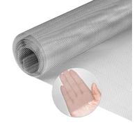 XHYASD Treillis Métallique en Acier Inoxydable 304, Maille Fine 1 mm, 40 x 300 cm, Grille Anti-Souris et Rongeurs, Moustiquaire, Filtre pour Fenêtres, Ventilation et Jardin