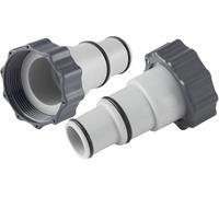 XIABYAYU 2 PCS Adaptateur Tuyau Piscine A, Raccord Pompe Piscine 32 mm et 38 mm, Connecteur Tuyau Piscina, Adaptateur a pour Piscina, Compatible avec Pompes Filtrantes Intex et Coleman