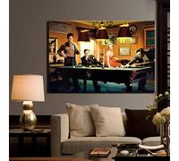 XIANGPEIFBH Célèbre Mur Art Photo Film Acteur Chanteur Jouer Billard Toile Peinture Affiche Classique pour Salon Décoration de La Maison 70x105cm (28x41inch) Sans Cadre
