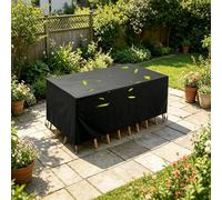 XIANGPEIFBH Housse de Protection Table de Jardin Rectangulaire - 80x40x80cm/LxWxH - Bâche Imperméable Anti-UV, 420D Oxford, Couverture Résistante aux Intempéries pour Terrasse et Jardin