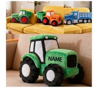 XIAO.Z Personnalisé remorque Tracteur en Forme d'oreiller, nom personnalisé 2D imprimé Construction ingénierie véhicule remorque Tracteur Jeter Oreiller canapé décoratif oreillers remplis décor