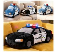 XIAO.Z Personnalisé Voiture de Police en Forme d'oreiller, nom personnalisé 2D imprimé Voiture de Police Jeter Oreiller canapé décoratif oreillers remplis décor