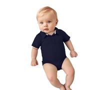 Xiaojiu Garçon Barboteuse Manches Courtes Nouveau-Né Garçon Vêtements Gentleman Col Purée Tissu Doux Printemps Été Bébé Fille Hauts Ensemble Casual(Tout-Petit, 12-18 Mois)