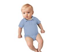 Xiaojiu Garçon Barboteuse Manches Courtes Nouveau-Né Garçon Vêtements Gentleman Col Purée Tissu Doux Printemps Été Bébé Fille Hauts Ensemble Casual(Tout-Petit, 12-18 Mois)