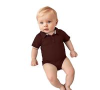 Xiaojiu Garçon Barboteuse Manches Courtes Nouveau-Né Garçon Vêtements Gentleman Col Purée Tissu Doux Printemps Été Bébé Fille Hauts Ensemble Casual(Tout-Petit, 12-18 Mois)