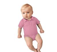 Xiaojiu Garçon Barboteuse Manches Courtes Nouveau-Né Garçon Vêtements Gentleman Col Purée Tissu Doux Printemps Été Bébé Fille Hauts Ensemble Casual(Tout-Petit, 18-24 Mois)