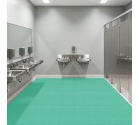 XIAOMEI Tapis de Drainage Antidérapant 150 x 110 cm Antidérapant Tapis de Sol Commercial Imperméable en Caoutchouc Peut Être Coupé pour Zone Humide, Piscine, Buanderie, Vert