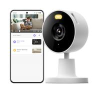 XIAOMI C100 2K 3MP Caméra intérieure caméra de sécurité WiFi Domestique | Zone privée personnalisée, Détection humaine, Babyphone, Vision nocturne, Audio bidir, Compatible Alexa & Google