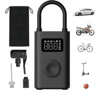 Xiaomi Compresseur d'air électrique portable, 150 PSI Gonfleur de pneu pour voiture, scooter, vélo pneus et balles - Sans fil avec détection numérique de pression