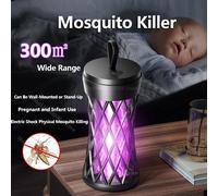 Xiaomi - lampe anti-moustiques à choc électrique, lumière d'ambiance extérieure, répulsif anti-moustiques, sûr et efficace pour la maison Gray Charging model